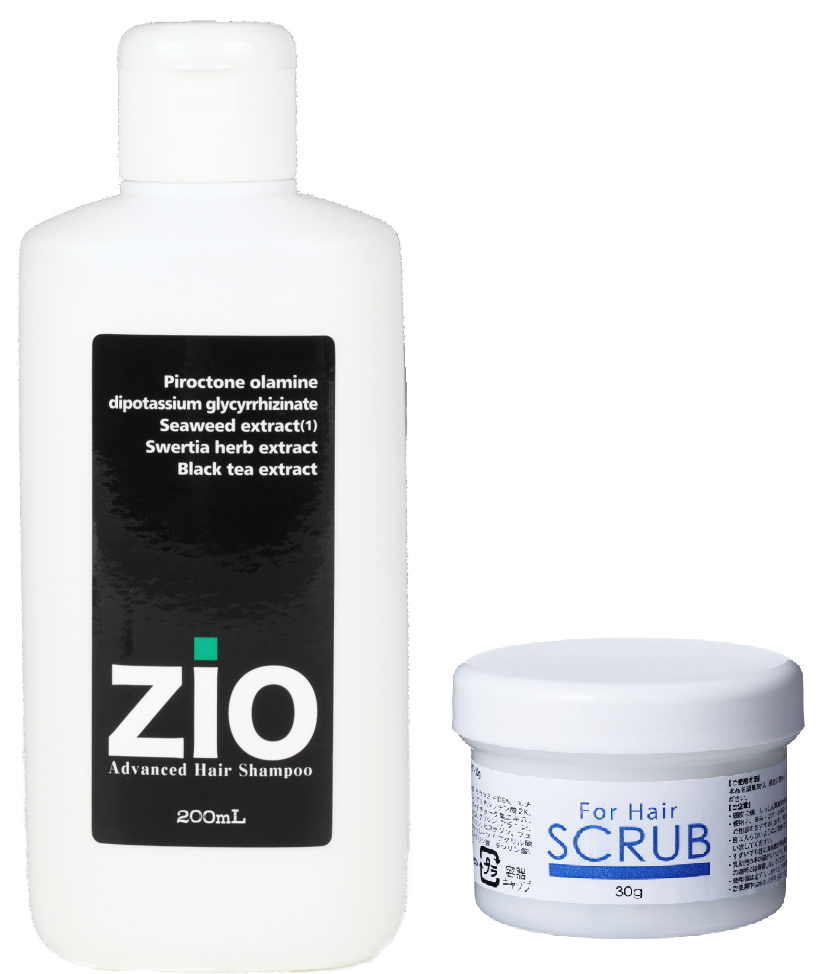 医薬部外品シャンプーZio ジオ200ml+スクラブ【定期購入】