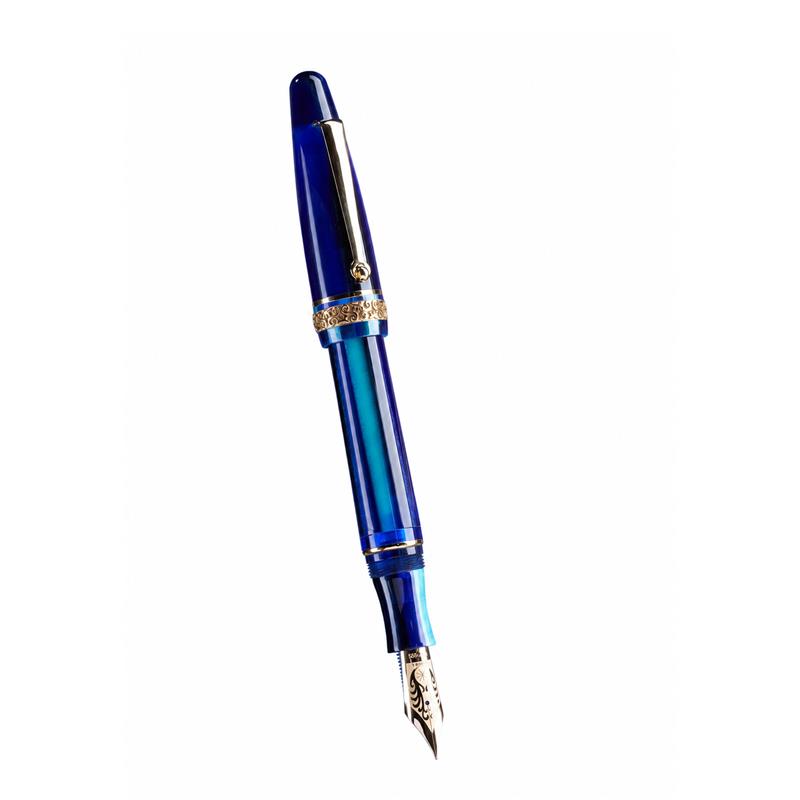 マイオーラ 限定生産品 アグア・デ・マール ハワイ GT 万年筆 14Kゴールド#8ニブ Maiora Agua de Mar Hawaii GT Fountain Pen