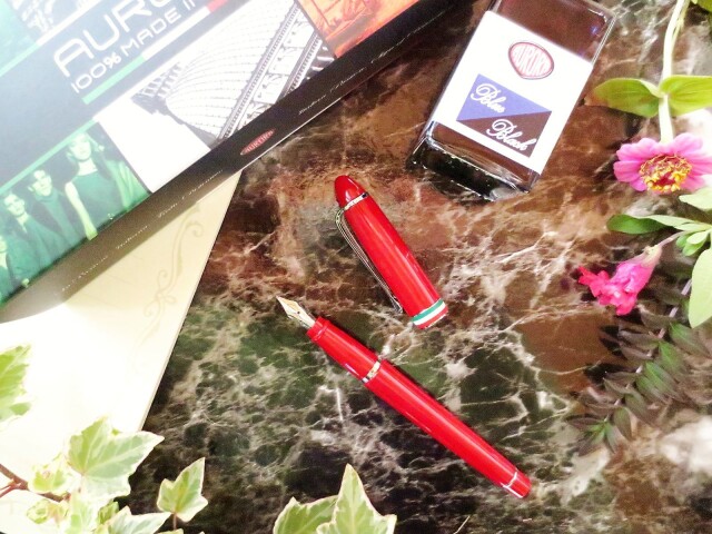 アウロラ イプシロン イタリア トリコロール 万年筆 Aurora Ipsilon