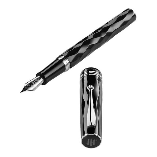 モンテグラッパ ブレンタ 万年筆 スチールニブ ブラック Montegrappa Brenta Fountainpen Black