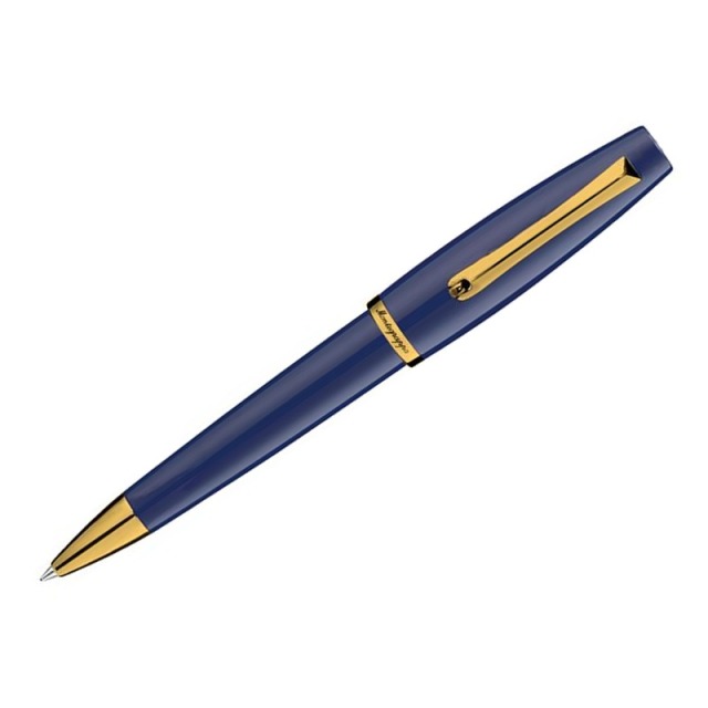 モンテグラッパ マネージャー ブルー ボールペン （ゴールドトリム） Montegrappa Manager Blue Ballpoint Pen