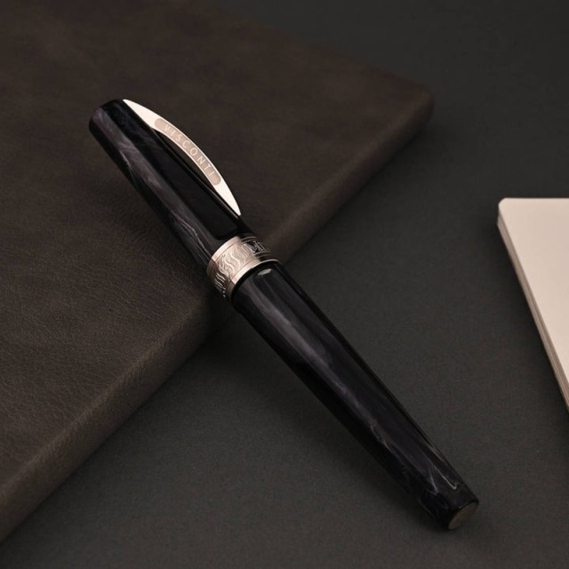 ビスコンティ ミラージュ ブラック 万年筆 （シルバートリム） Visconti Mirage Black Fountainpen