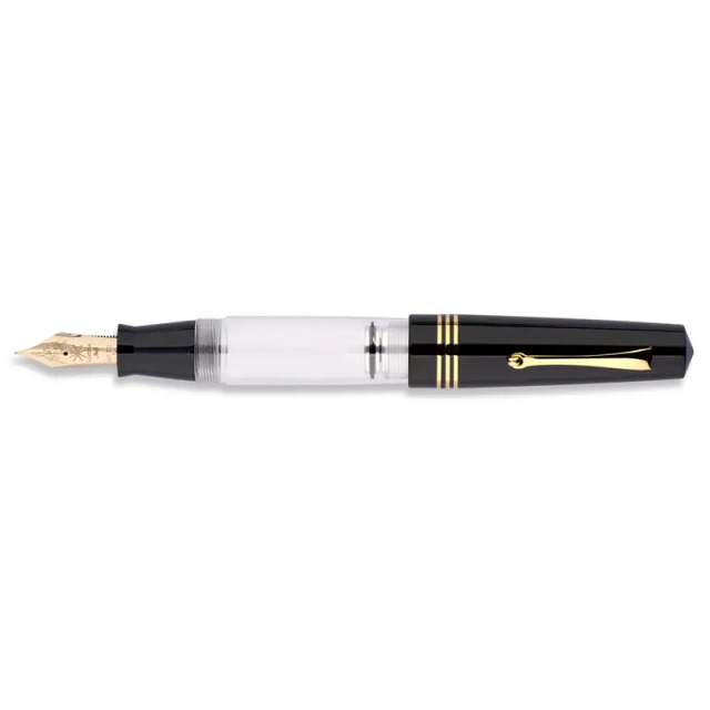マイオーラ 限定生産品 エベレスト デモ メガピストン 万年筆 14Kゴールド#8ニブ Maiora Everest Demo Fountain Pen