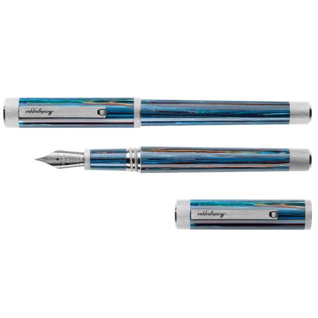 モンテグラッパ ゼロ ストロンボリ 万年筆 （パラジウムトリム） Montegrappa Zero Stromboli Fountainpen