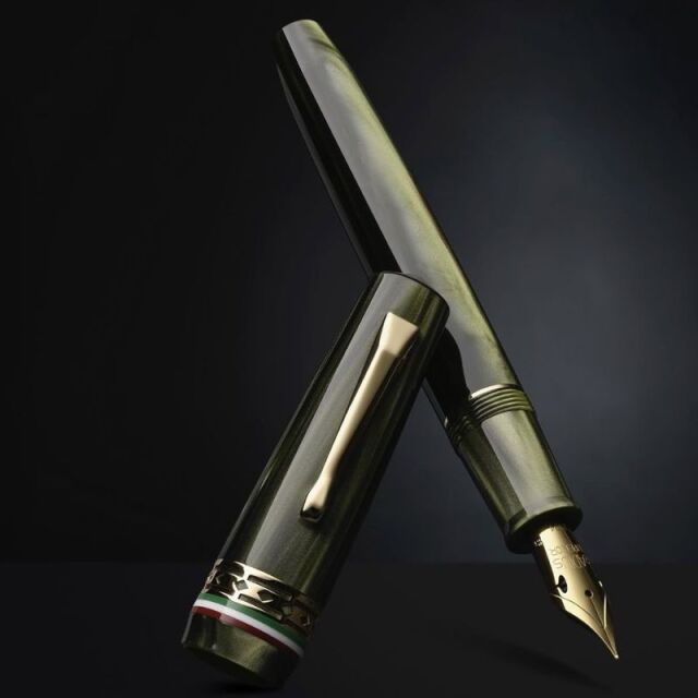 ラディウス1934　セッティモ　イタリア　オリーブ　万年筆