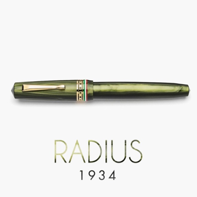 ラディウス1934　セッティモ　イタリア　オリーブ　万年筆