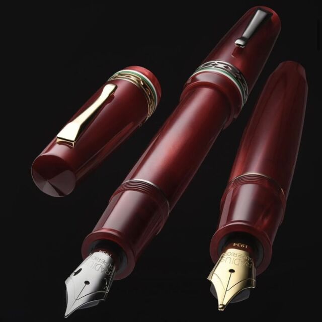 ラディウス1934　セッティモ　イタリア　レッド　万年筆
