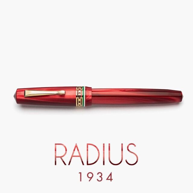 ラディウス1934　セッティモ　イタリア　レッド　万年筆