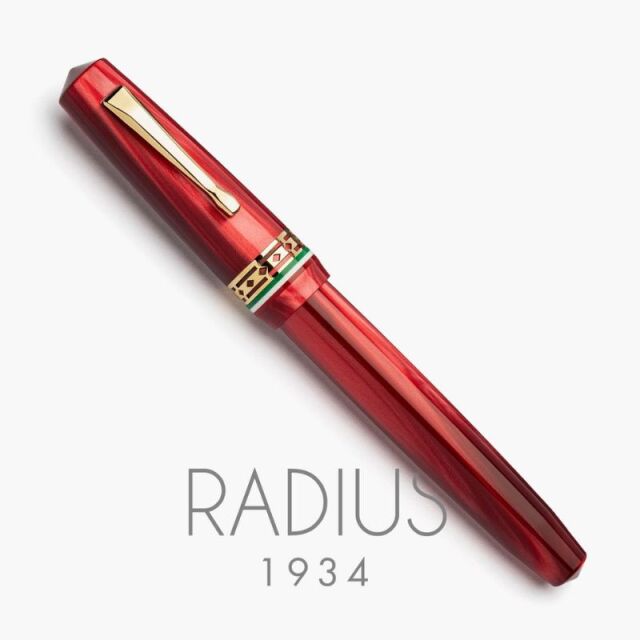 ラディウス1934 限定生産品 セッティモ イタリア レッド 万年筆