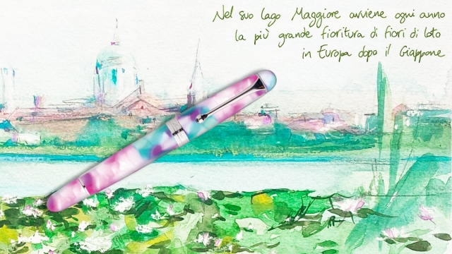 アウロラ 限定生産品 イタリア神秘の旅 マントヴァ 万年筆 Aurora Il