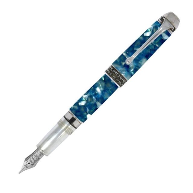 AURORA 万年筆 ジャンク品 （Aurora Optima Nero Perla 深く ( Broad )）