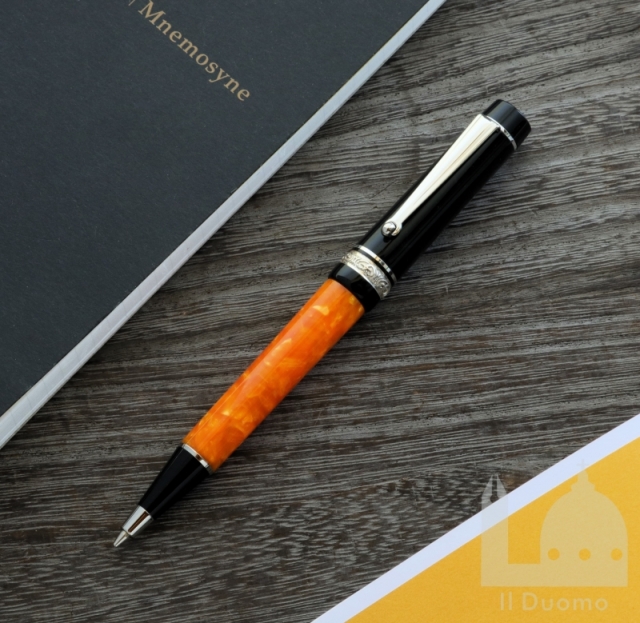 デルタ DELTA ジャーナルコレクション 万年筆 M字 マーブルレッド軸  