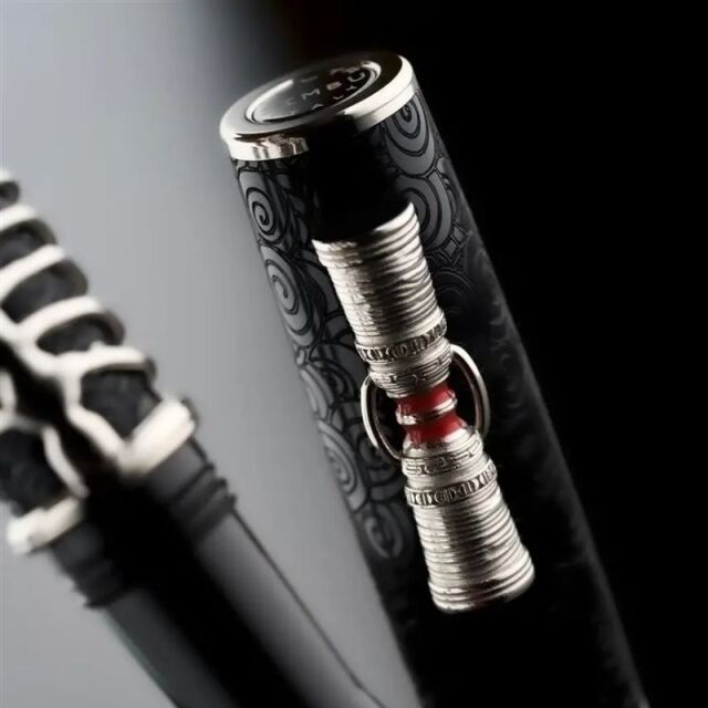 デルタ　限定生産品　 少数民族シリーズ　シンブ　万年筆　シルバートリム