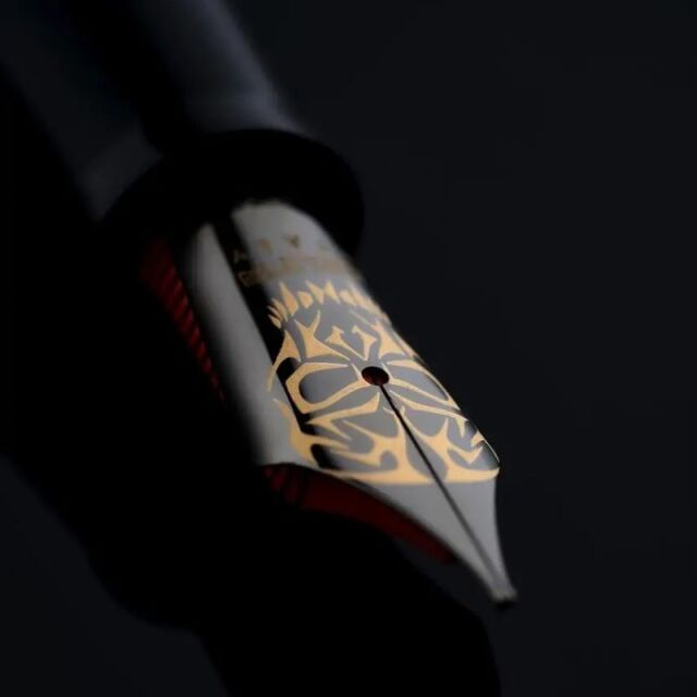 デルタ　限定生産品　 少数民族シリーズ　シンブ　万年筆　シルバートリム