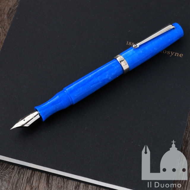 デルタ インテーザ ライトブルー シルバートリム 万年筆 Delta Intesa