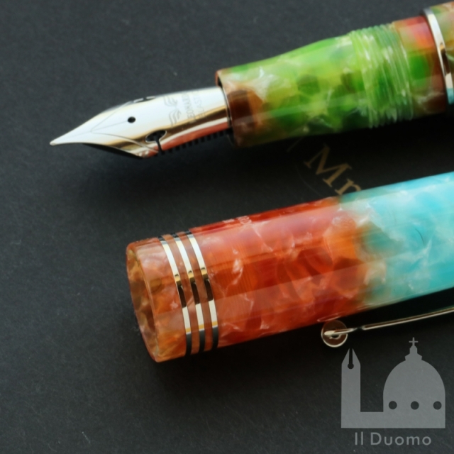 レオナルド モーメントゼロ プラヴィダ 万年筆 スチールニブ（ゴールド