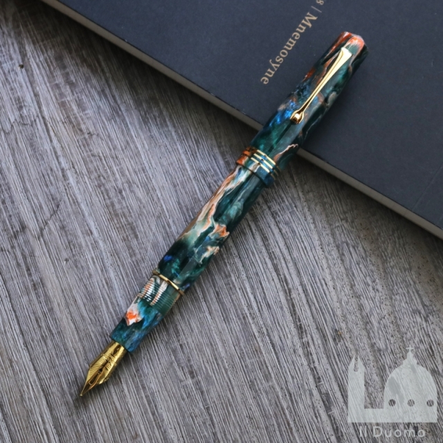 レオナルド　限定生産品　モーメントゼロ　キングフィッシャー　万年筆（シリアルナンバー#20/22）