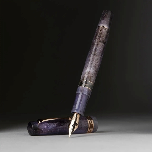 レオナルド モーメントマジコ アメティスタ 万年筆 スチールニブ