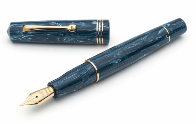 レオナルド モーメントゼロ　ポジターノ　ローズゴールドトリム 万年筆