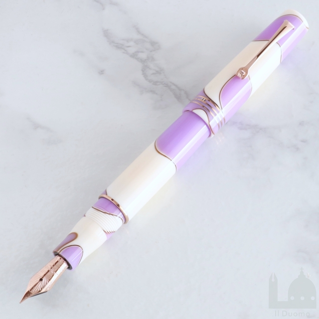 レオナルド モーメントゼロ ヌヴォラ ライラック 万年筆 (スチールニブ