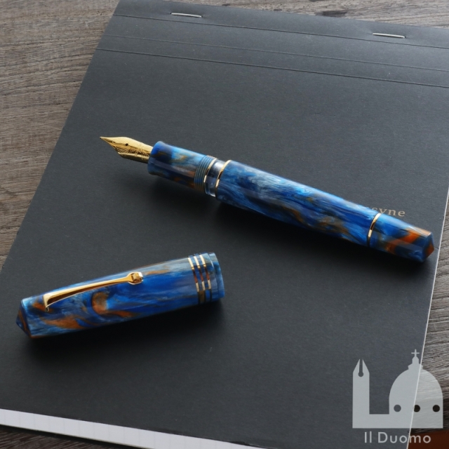 レオナルド　限定生産品　モーメントゼログランデ2.0　オーシャンサンライズ　万年筆（シリアルナンバー:#25/55　ニブサイズ:F）