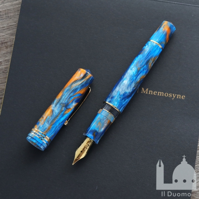 レオナルド　限定生産品　モーメントゼログランデ2.0　オーシャンサンライズ　万年筆（シリアルナンバー:#25/55　ニブサイズ:F）
