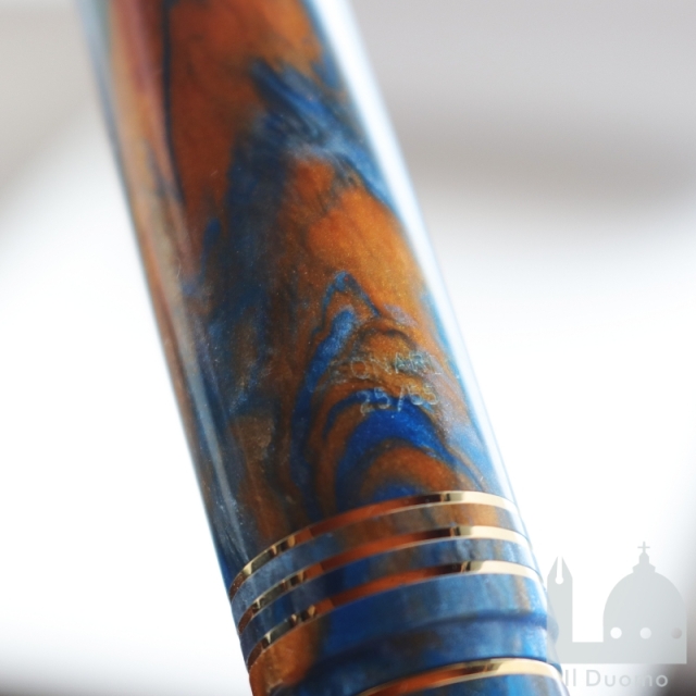 レオナルド　限定生産品　モーメントゼログランデ2.0　オーシャンサンライズ　万年筆（シリアルナンバー:#25/55　ニブサイズ:F）