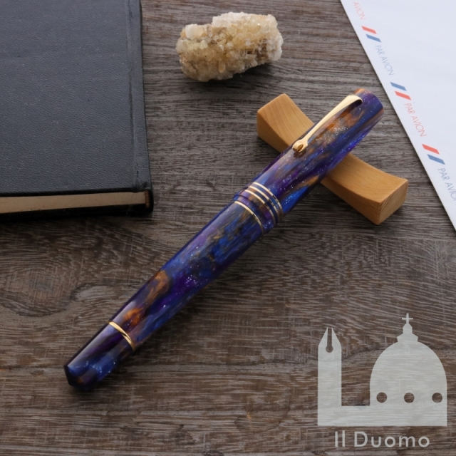 【限定生産品】レオナルド　モーメントマジコ　ブルーアビスEF 187/222 レオナルド 限定生産品 モーメントマジコ ブルーアビス 万年筆