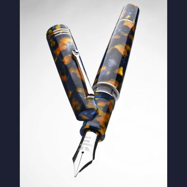 レオナルド　モーメントゼログランデ2.0　クレプスコロ・マリーノ　万年筆　#8スチールニブ