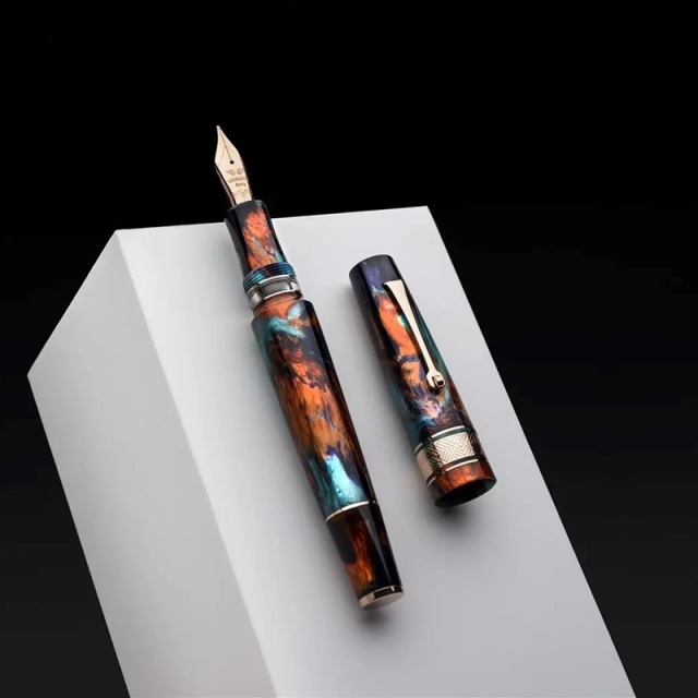 レオナルド 限定生産品 スーパーノヴァ ボヘミアントワイライト 万年筆