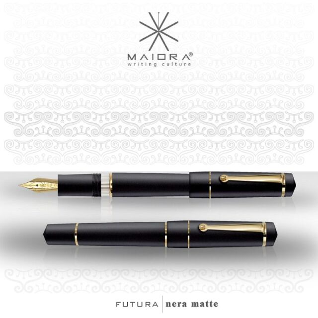 マイオーラ maiora 新品未使用 ボールペン マイオーラ フトゥーラ マットブラック 万年筆 Maiora Futura