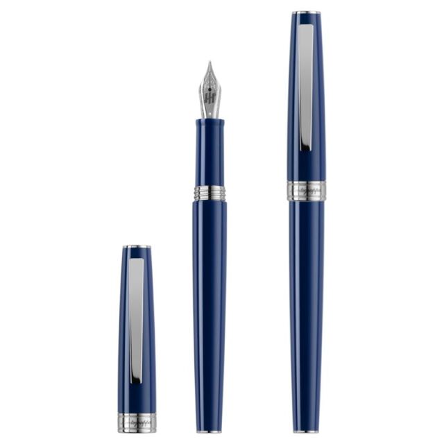 モンテグラッパ　アルモニア　ネイビーブルー　万年筆