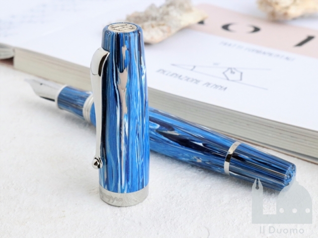 [美品] Montegrappa モンテグラッパ 万年筆 ダークブルー 詳細ページ | 万年筆 ボールペンなど高級筆記具の販売・買取