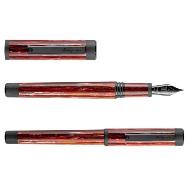 モンテグラッパ　限定生産品　ゼロ　ゾディアック　スコルピオ（蠍座）14Kニブ　万年筆