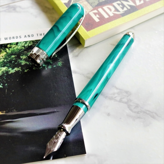 ピナイダー 万年筆 「アバター」（アバロングリーン）F