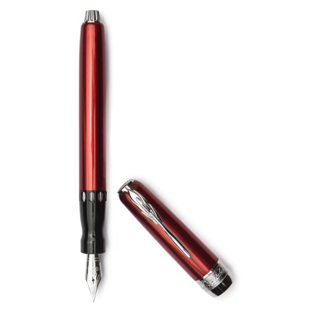 ピナイダー ラグランデベレッツァ フルメタルジャケット アーミーレッド 万年筆 Pineider Full Metal Jacket Army Red Fountain Pen 《送料無料》