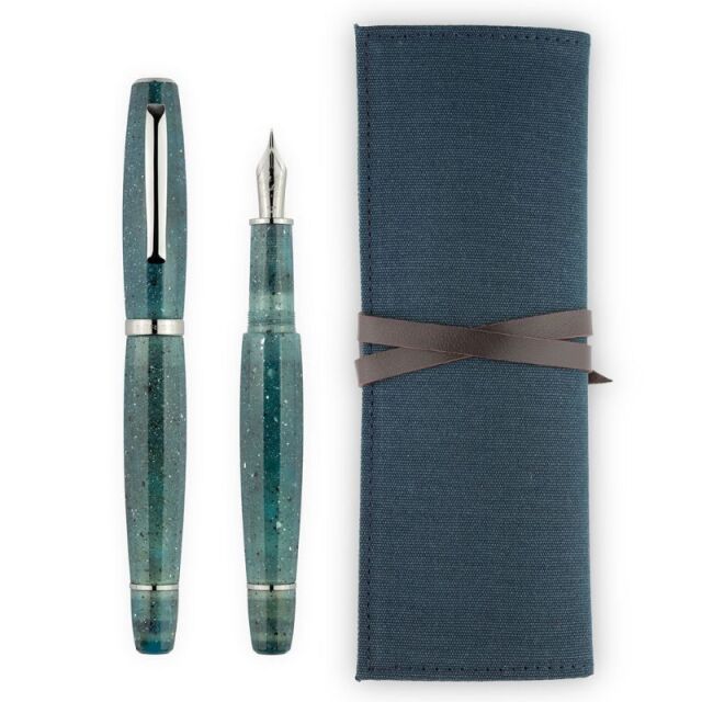 スクリーボ 限定生産品 フィール アルトレ・ステッレ 万年筆 14K