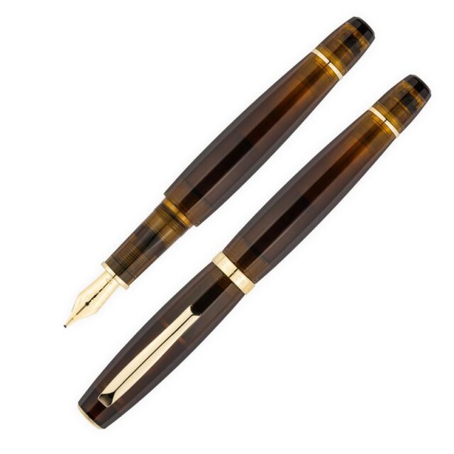 【美品/限定】　万年筆　SCRIBO フィール　字幅M フレックス スクリーボ 限定生産品 フィール アランチオ 万年筆 14K