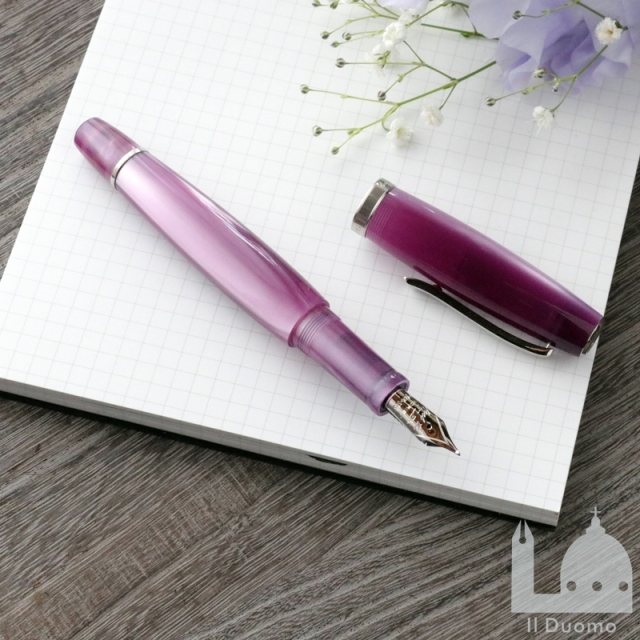 スクリーボ 限定生産品 ラ・ドッタ カンパヌラ 万年筆 14Kフレックス