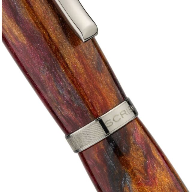 スクリーボ 限定生産品 ラ・ドッタ トゥッリタ 万年筆 14Kフレックス