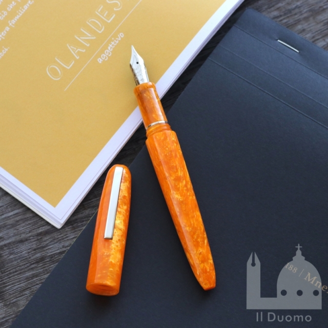 スクリーボ　限定生産品　ピウマ　コルニオラ（カーネリアン）　万年筆