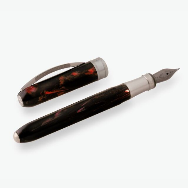 未使用【Visconti】万年筆 F ビスコンティ イタリア 新品)VISCONTI ビスコンティ 万年筆 コメディア インフェルノ