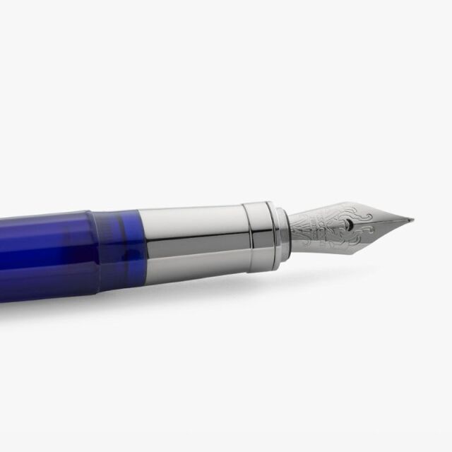 ビスコンティ　ミケランジェロ　トランスルーセント　ブルー　万年筆