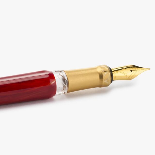 ビスコンティ　オペラ　ゴールド　レッド　万年筆