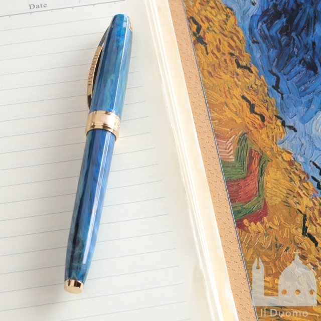 ビスコンティ　限定生産品　ヴァン・ゴッホコレクション　カラスのいる麦畑　万年筆