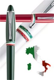 アウロラ イプシロン イタリア トリコロール 万年筆 Aurora Ipsilon Italia Fountain Pen