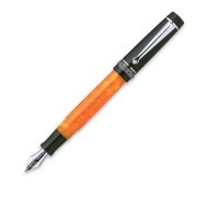 デルタ DV オリジナルスリム 万年筆 (スチールニブ/シルバートリム) Delta DV Original SLIM Fountain Pen 《送料無料》