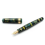 レオナルド モザイコ バオバブ 万年筆 スチールニブ（ゴールド/パラジウムトリム） Leonardo Mosaico Baobab Fountain Pen 《送料無料》