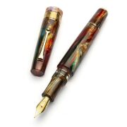 レオナルド　限定生産品　スーパーノヴァ　プライマリーマニピュレーション5  万年筆 （スチールニブ/ゴールドトリム）