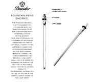 ピナイダー シュノーケル Pineider Fountain Pen Snorkel 《メール便可》